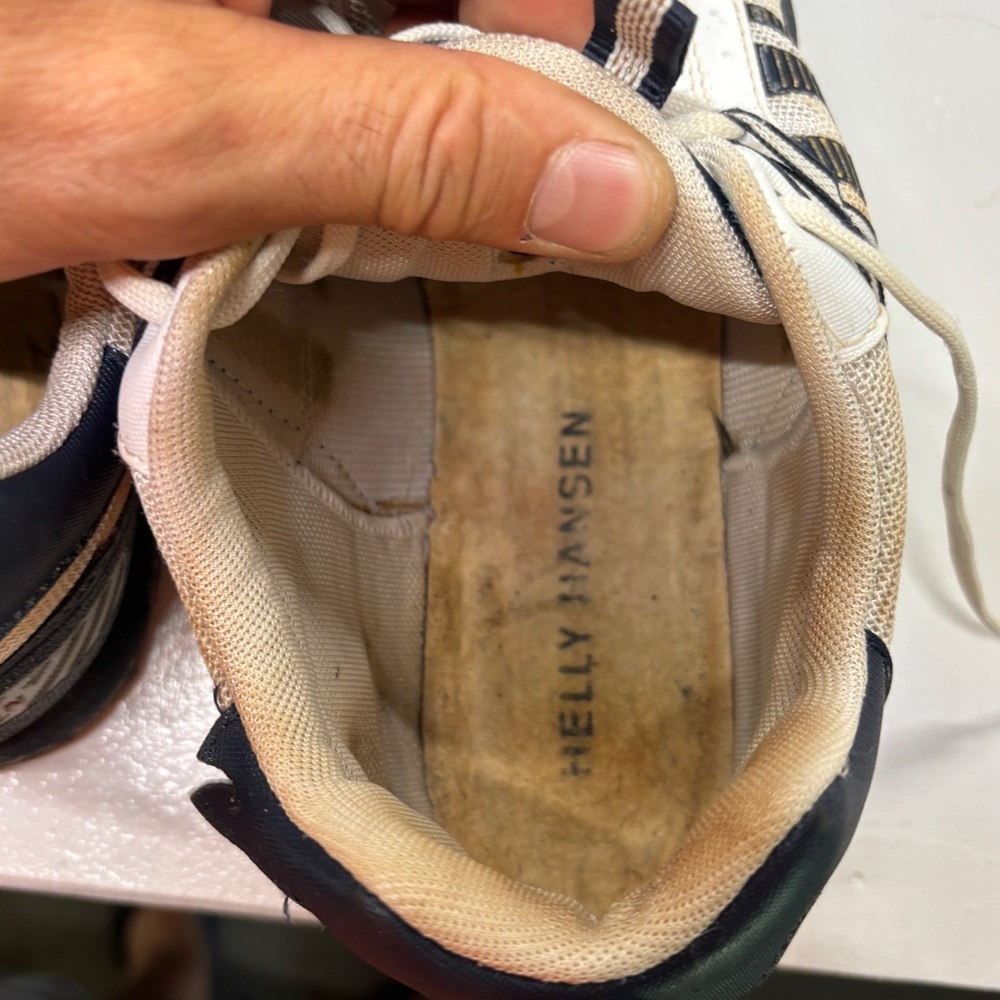 Helly Hansen Cream and Black Athletic Shoes EU 44.5 US 10.5 - Picture 2 of 10